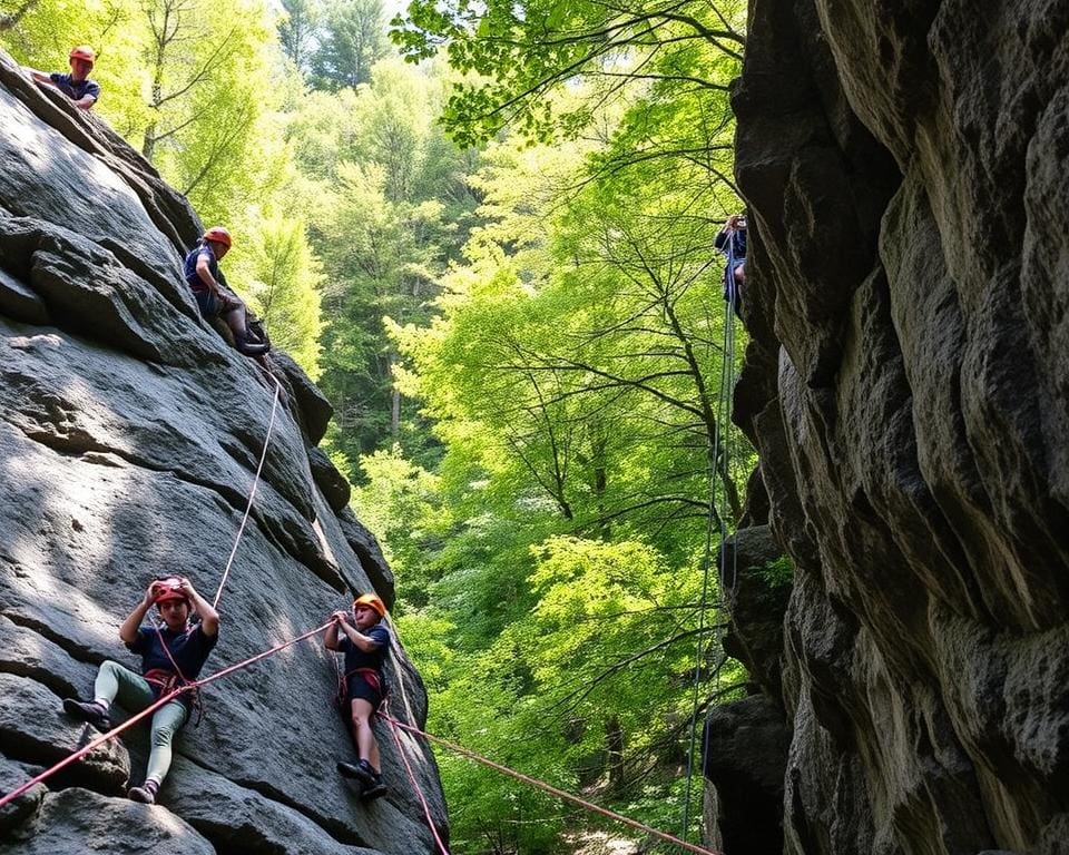 Abseiltechniken in der Outdoor-Sicherheit