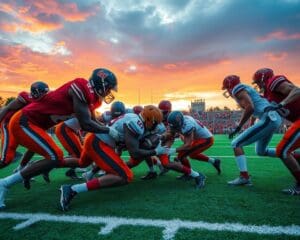 American Football – Kraft und Strategie auf dem Spielfeld