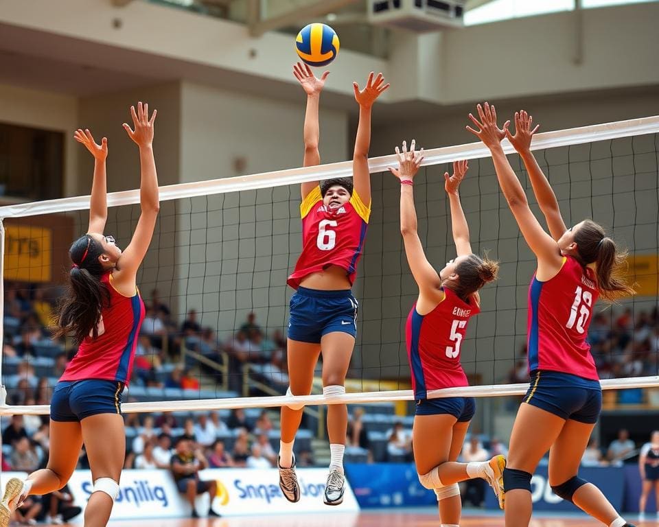 Blocktechniken im Volleyball