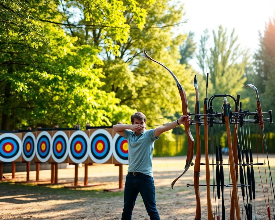 Bogenschießen und Sportausrüstung