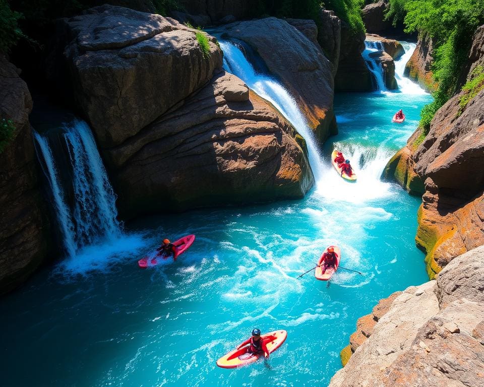 Canyoning Abenteuer im Wasser