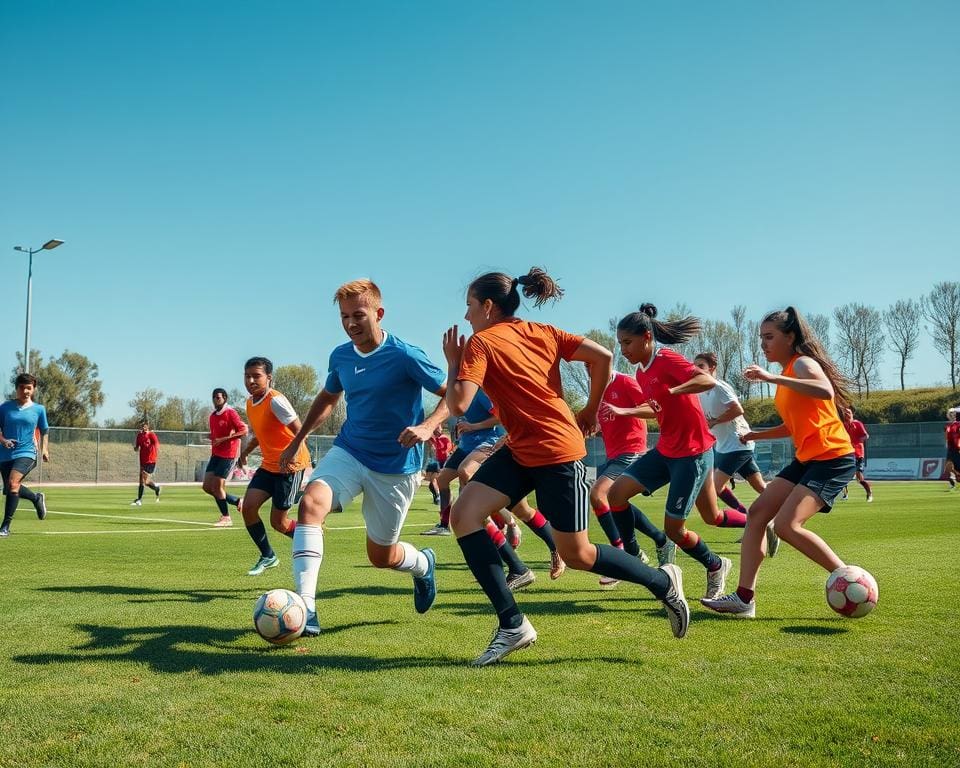 Fußball für Fitness, Teamgeist und gesunde Lebensweise