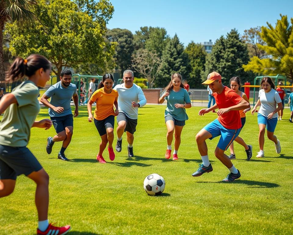 Fußball für Fitness und Gesundheit im Alltag