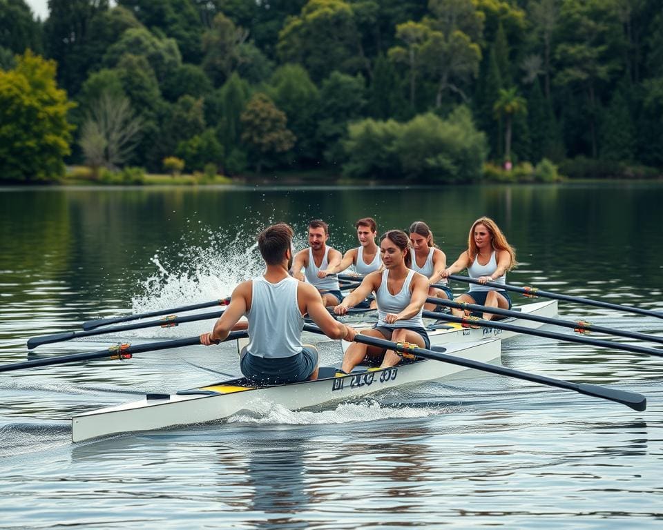 Ganzkörpertraining beim Rudern