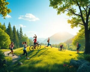 Gesund und fit durch tägliches Outdoor-Training