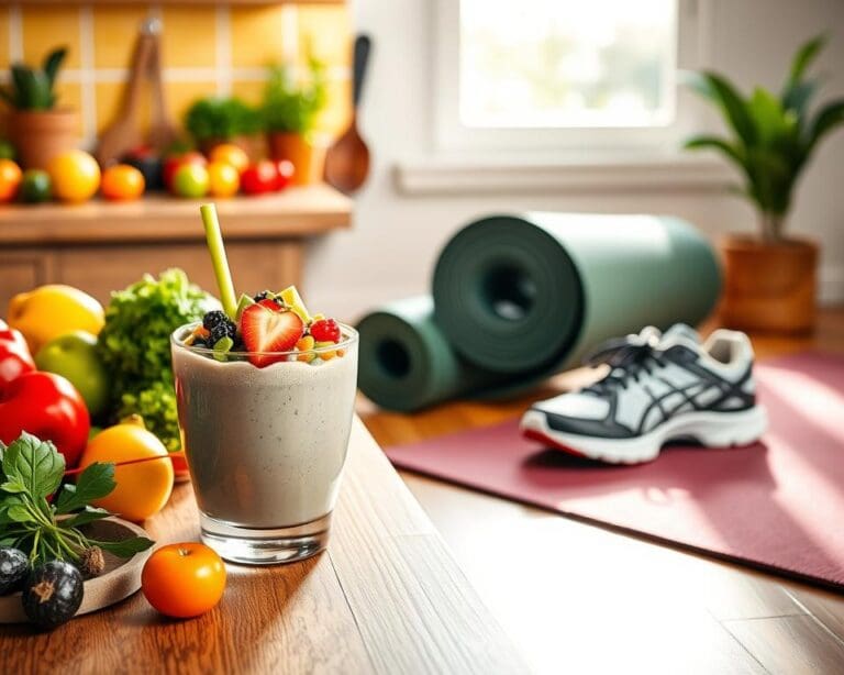 Gesunde Ernährung und Bewegung als tägliche Routine