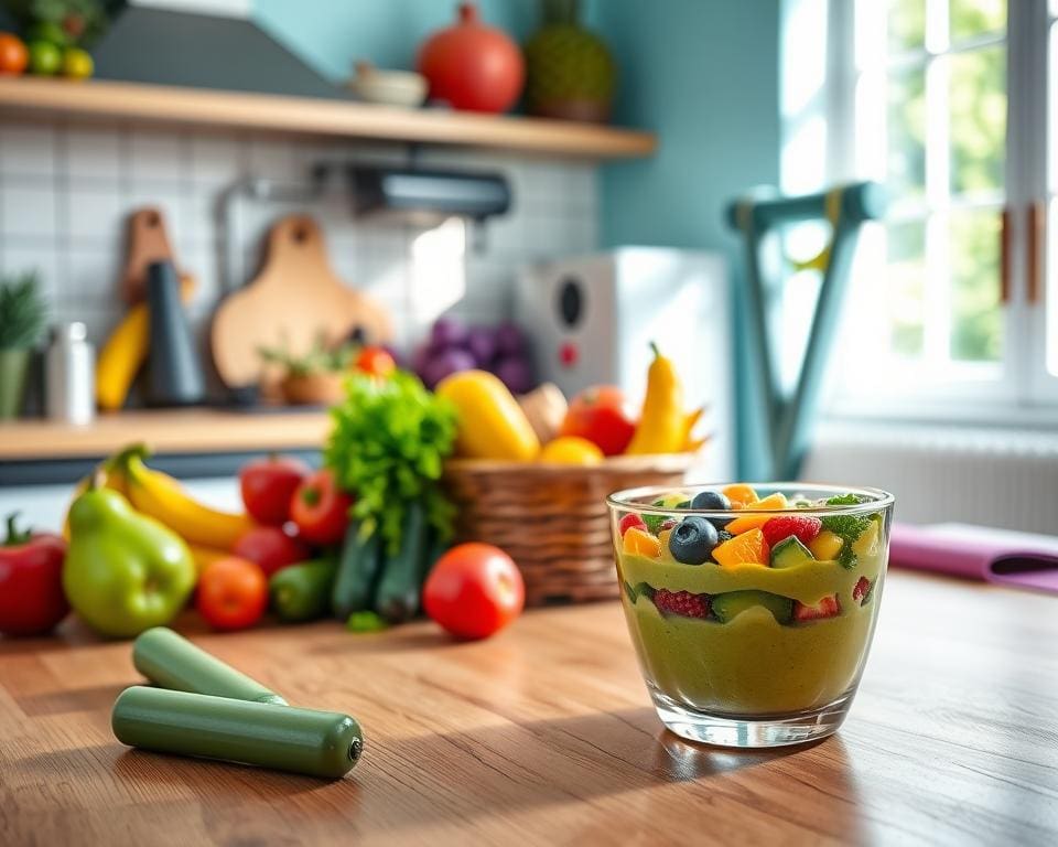 Gesunde Ernährung und Bewegung als tägliche Routine