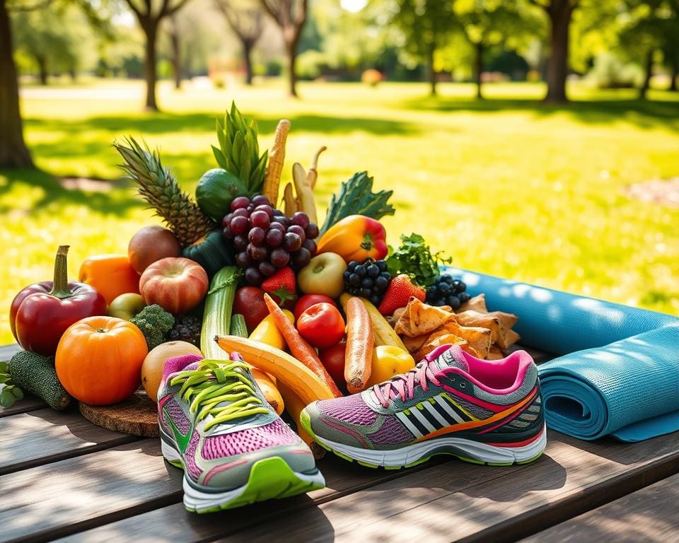 Gesunde Ernährung und Bewegung für langfristige Gesundheit