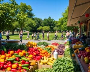 Gesunde Ernährung und Sport für ein aktives Leben