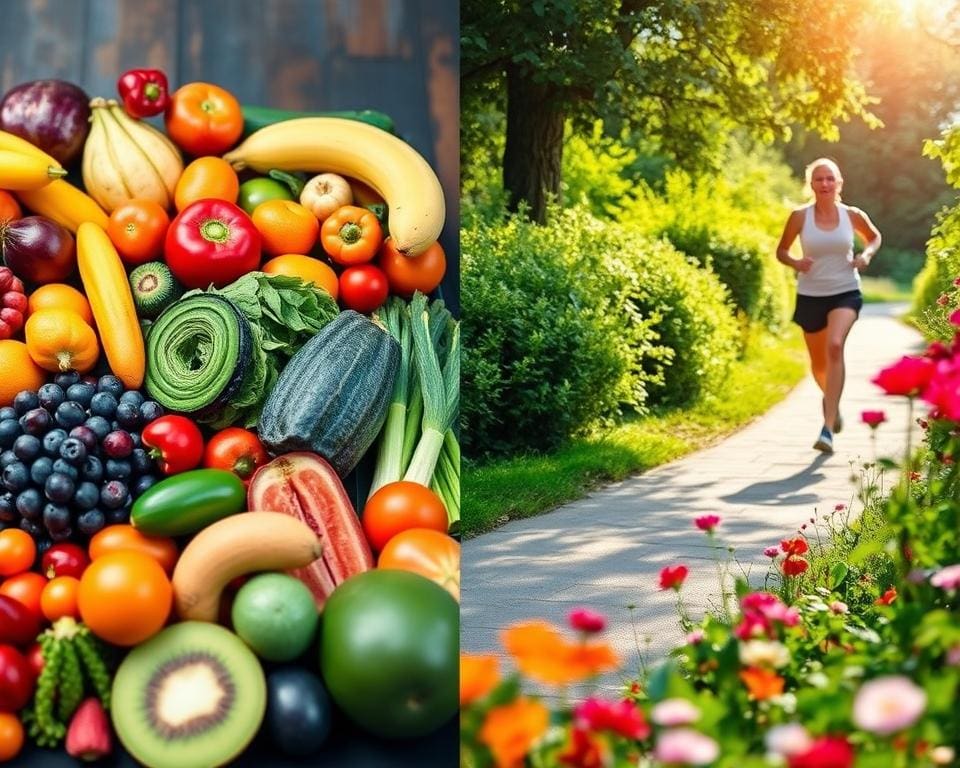 Gesunde Ernährung und Sport für ein langes Leben