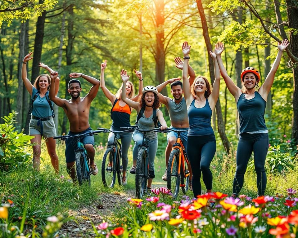 Gesunde Lebensweise durch Outdoor-Aktivitäten stärken