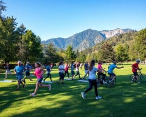 Gesunde Lebensweise durch Outdoor-Training verbessern