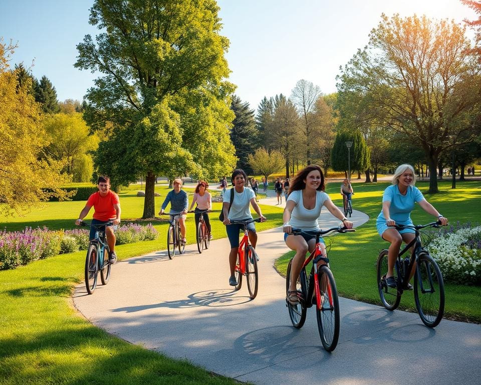 Gesunde Lebensweise durch tägliches Radfahren fördern