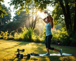 Gesunder Lebensstil durch morgendliches Krafttraining