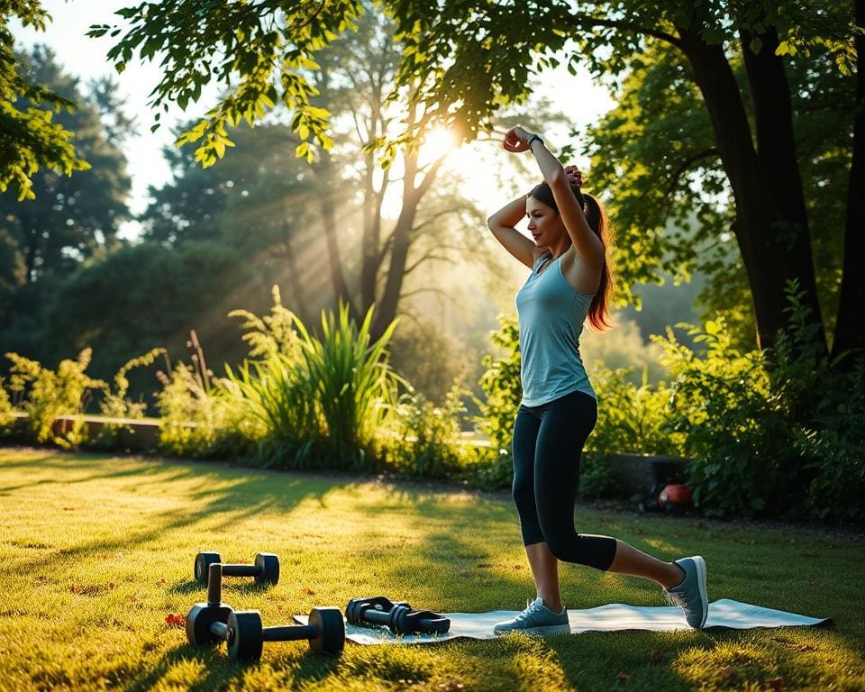 Gesunder Lebensstil durch morgendliches Krafttraining