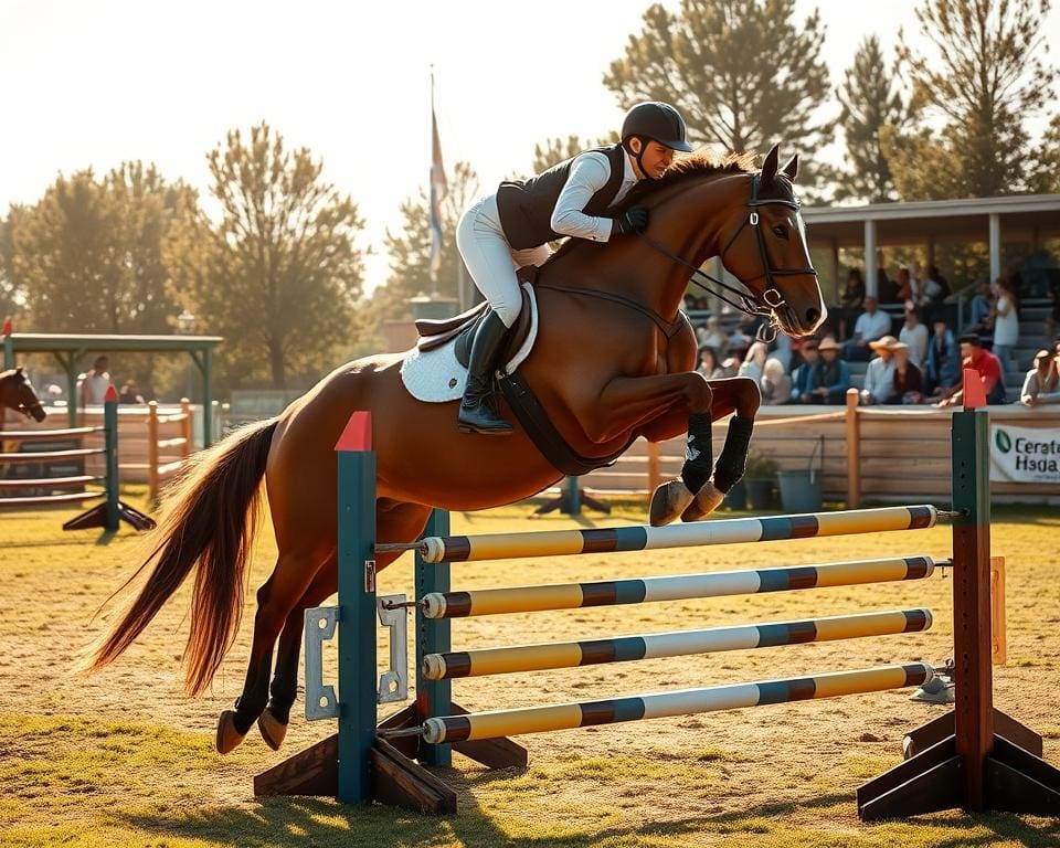 Grundlagen des Springreitens in der Pferdesportdisziplin