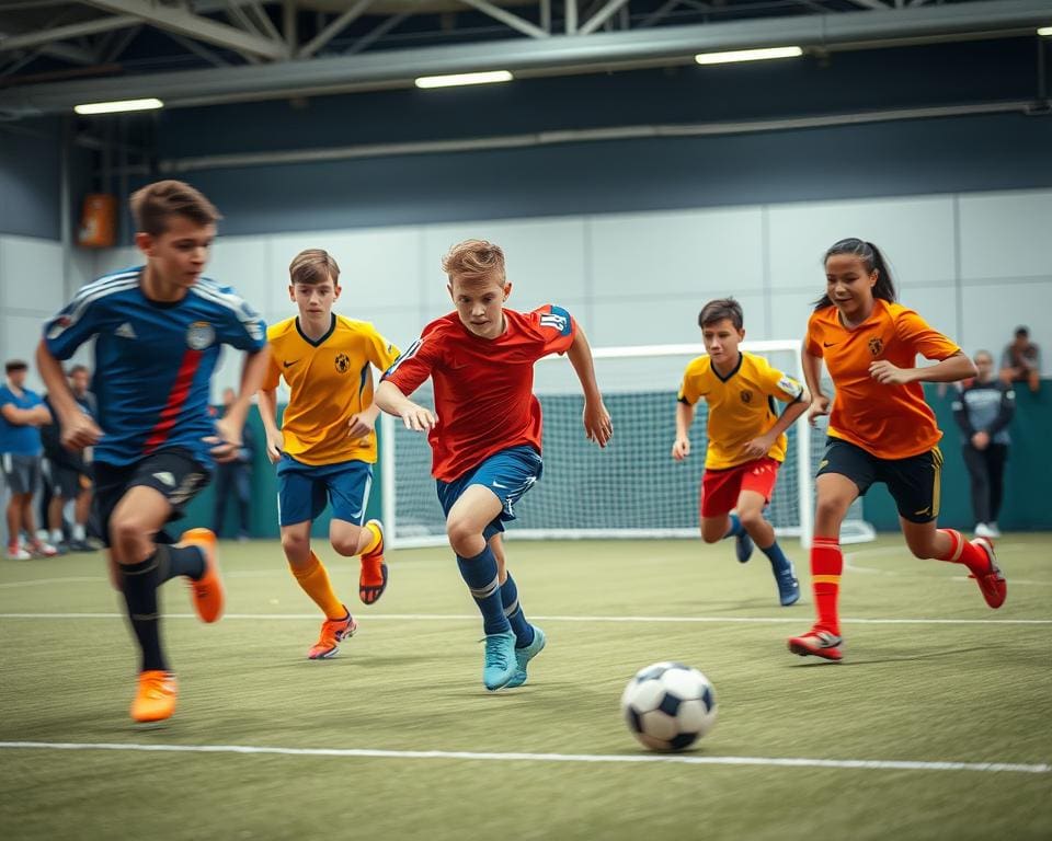 Hallenfußball – Schnelligkeit und Taktik im kleineren Format