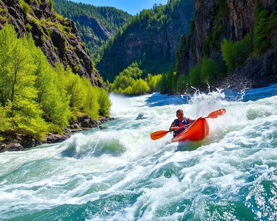 Kajakfahren – Technik und Balance auf wilden Flüssen