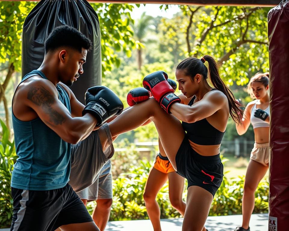 Kickboxen für eine gesunde Lebensweise