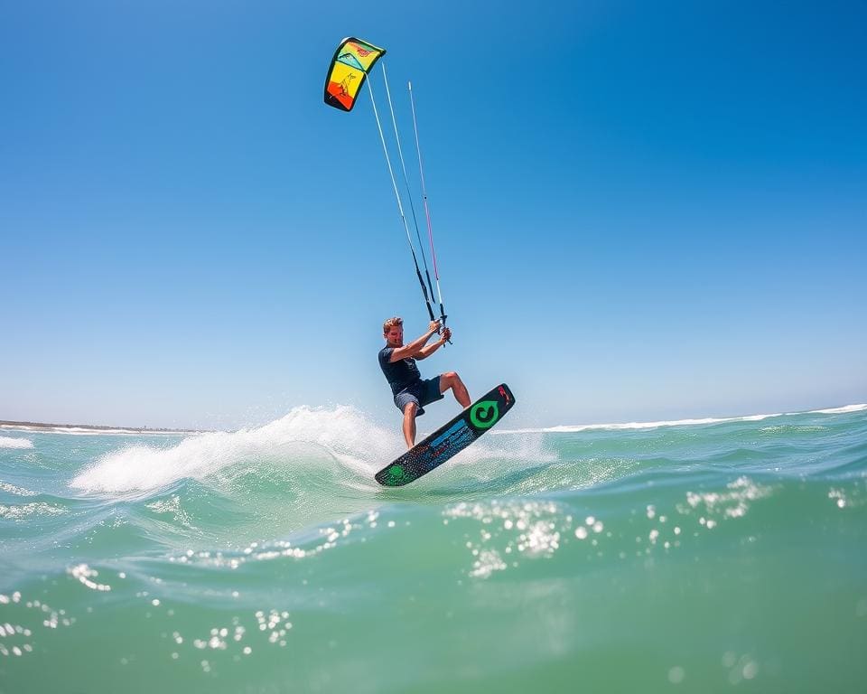 Kitesurfen – Balance und Geschwindigkeit auf dem Wasser