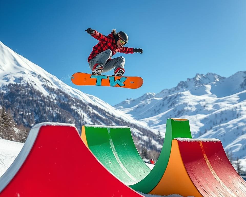 Kreativität im Slopestyle