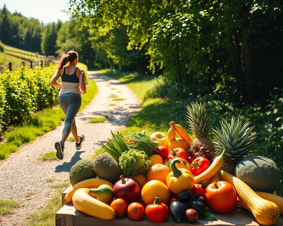 Laufen und gesunde Ernährung für bessere Fitness