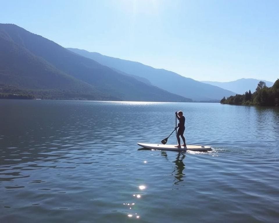 Mit Stand-up-Paddling die Gesundheit verbessern