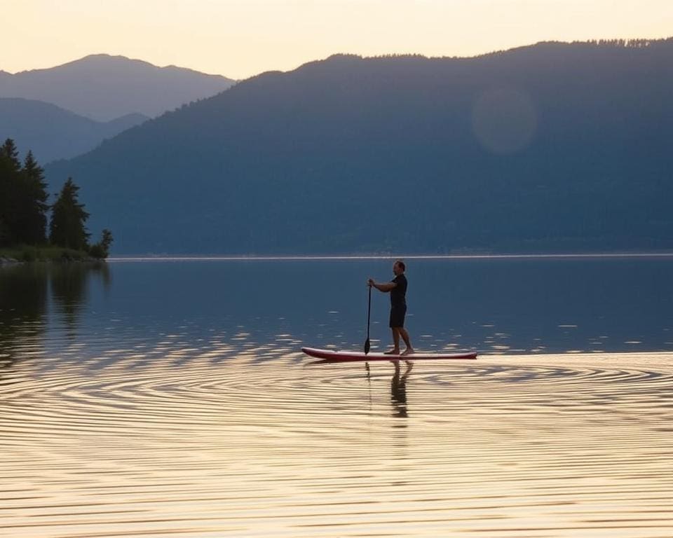 Mit Stand-up-Paddling die Gesundheit verbessern