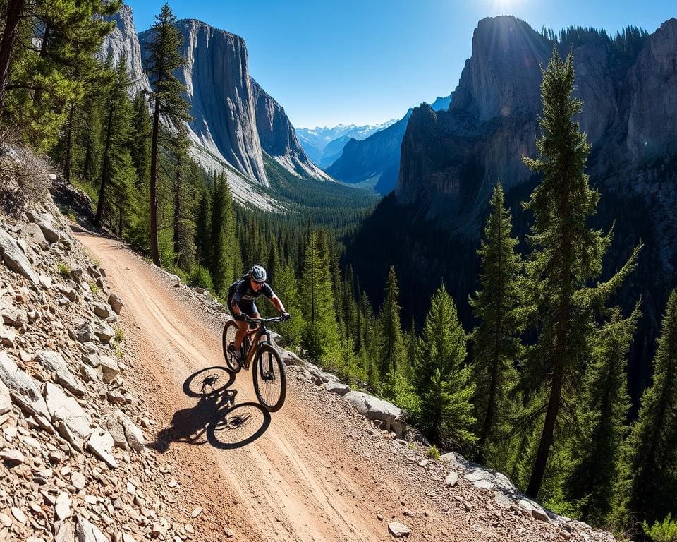 Mountainbiking Technik und Ausdauer steile Trails