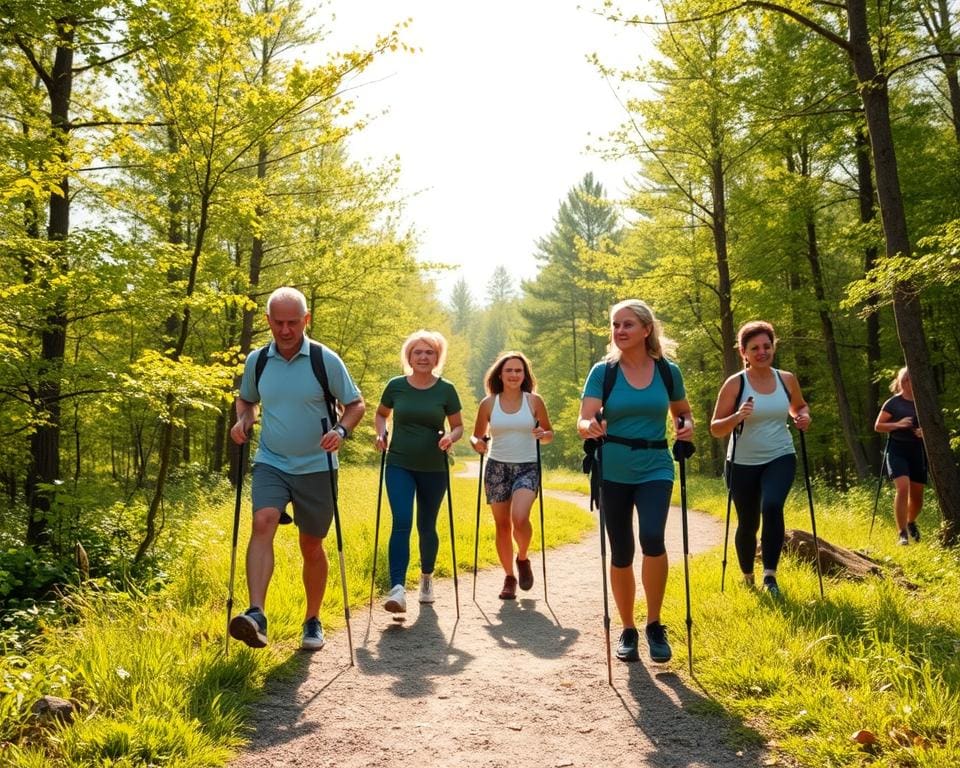 Nordic Walking Bewegung