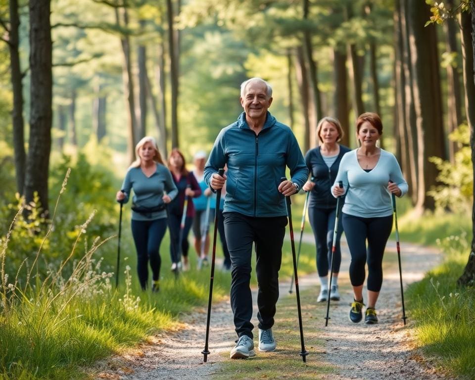 Nordic Walking Technik für gelenkschonende Bewegungsabläufe