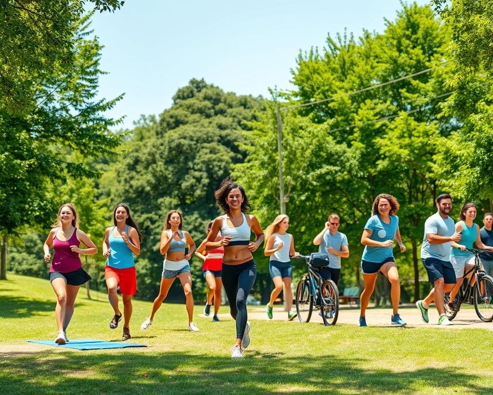 Outdoor Fitness für Gesundheit fördern