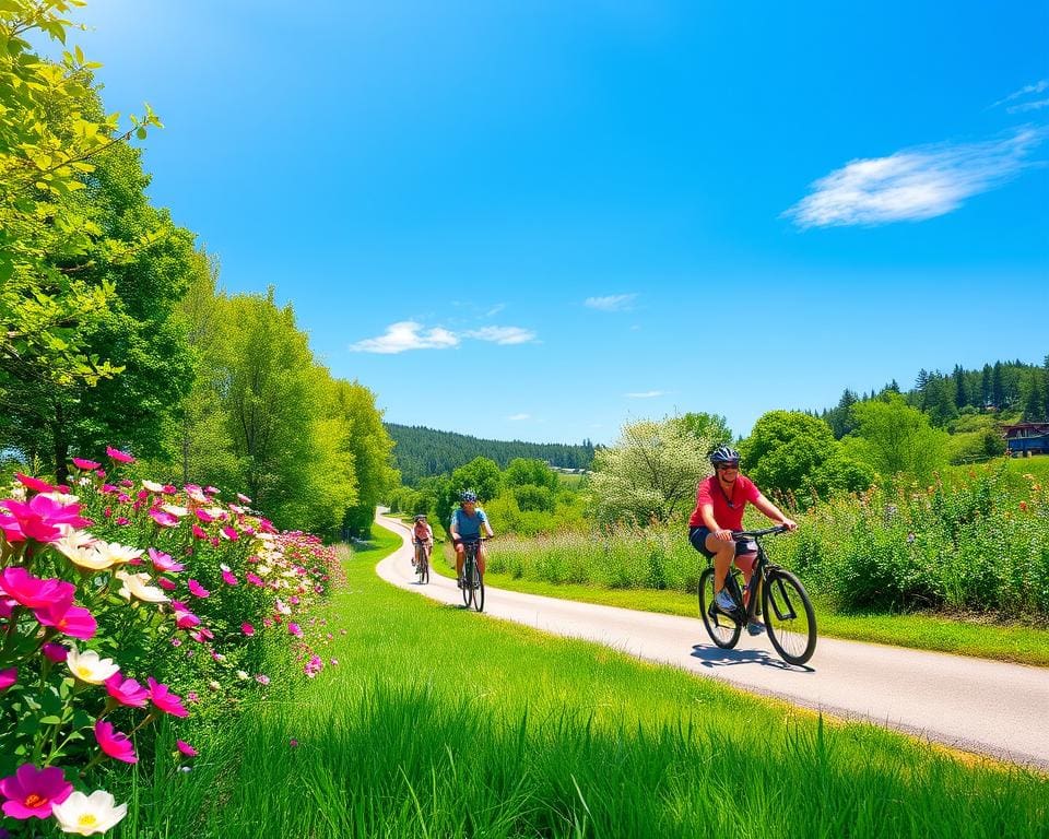 Radfahren für eine gesunde und aktive Lebensweise