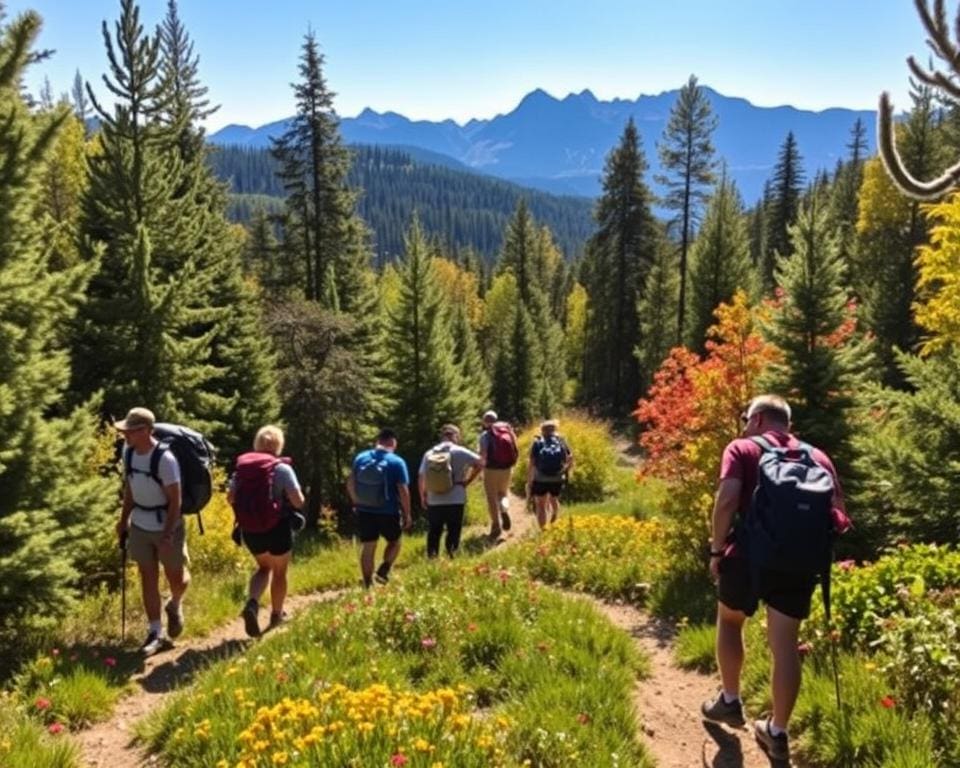 Regelmäßige Wanderungen zur Förderung eines gesunden Lebensstils