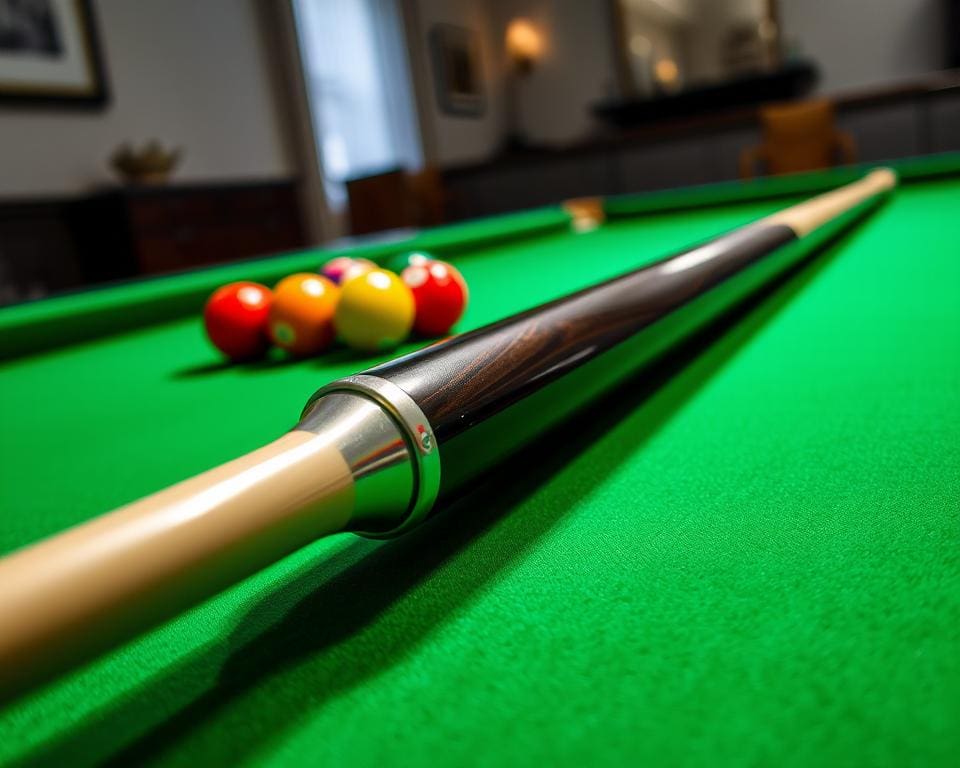 Snooker Queue und Spielbereich