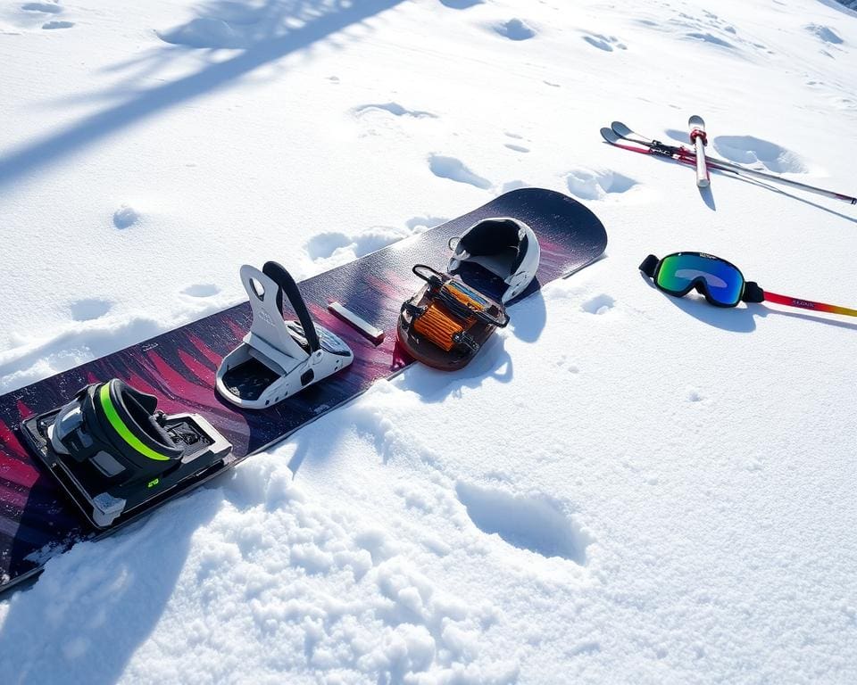 Snowboard-Ausrüstung im Powder