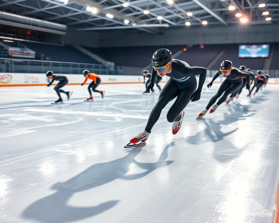 Speedskating und Eisschnelllauf