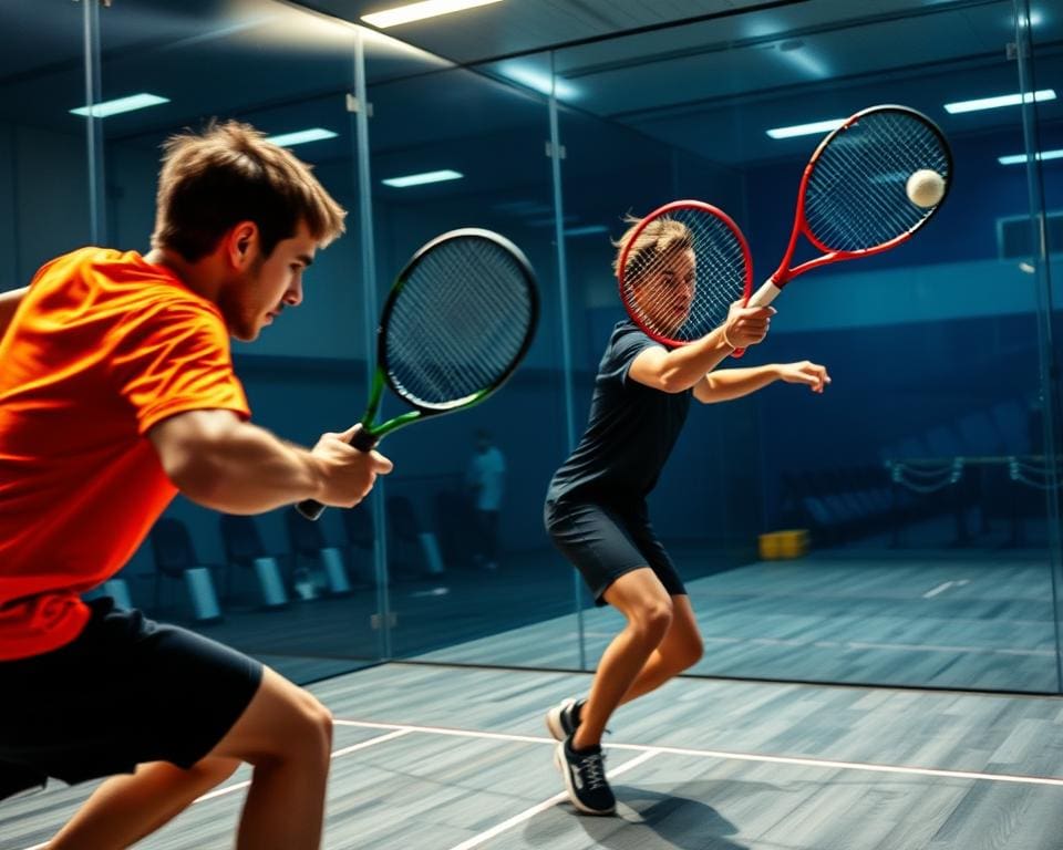 Squash Regeln und Technik