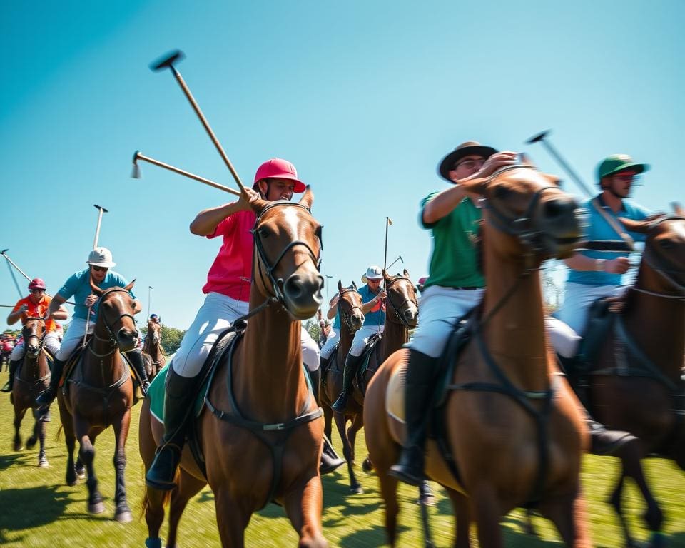 Teamarbeit im Polosport