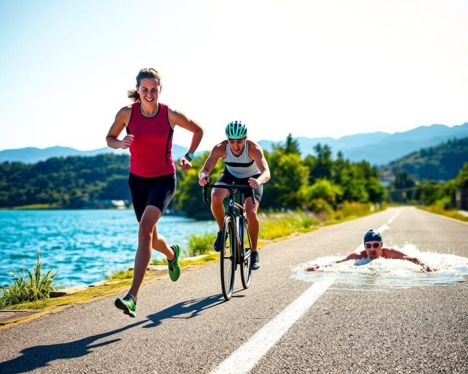 Triathlon-Training für eine gesunde starke Lebensweise