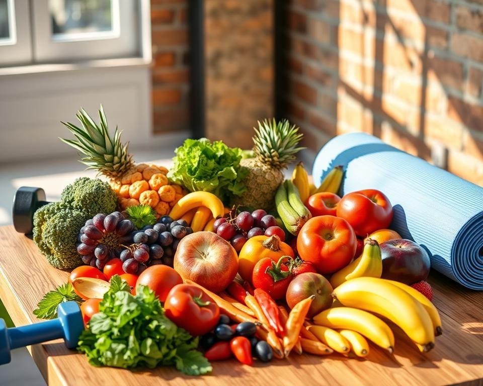 gesunde Ernährung und Bewegung