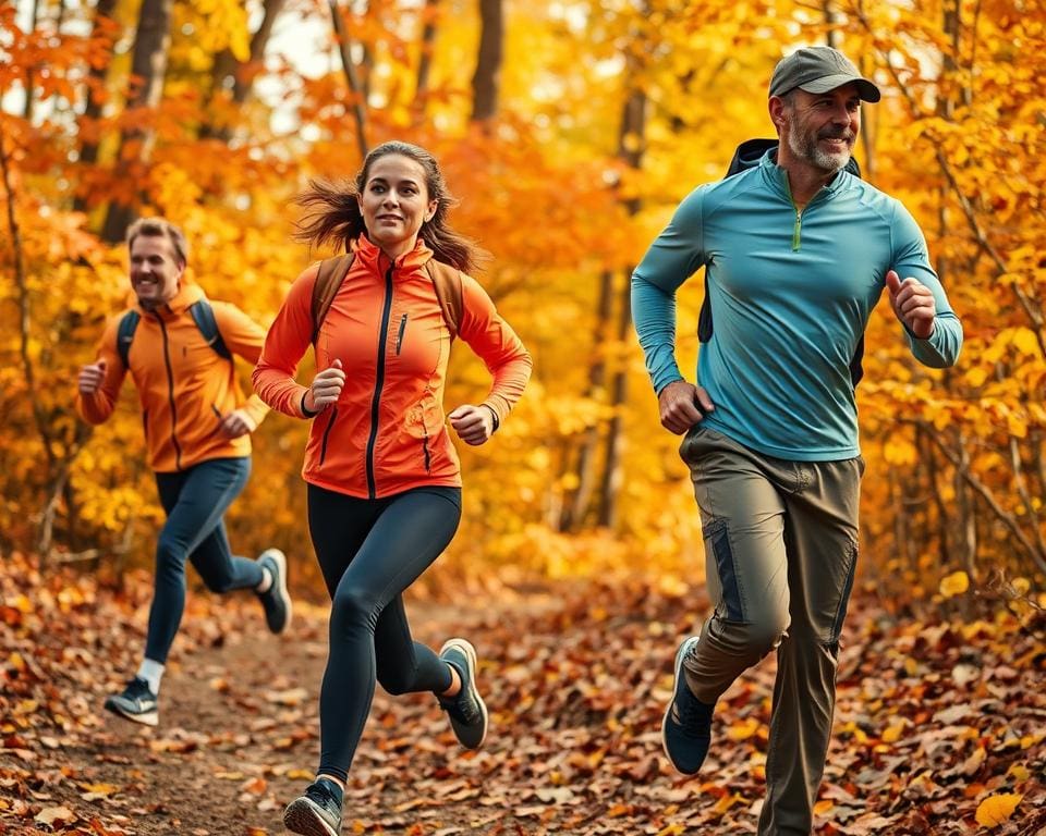 Sportkleidung für Outdoor-Aktivitäten Herbst