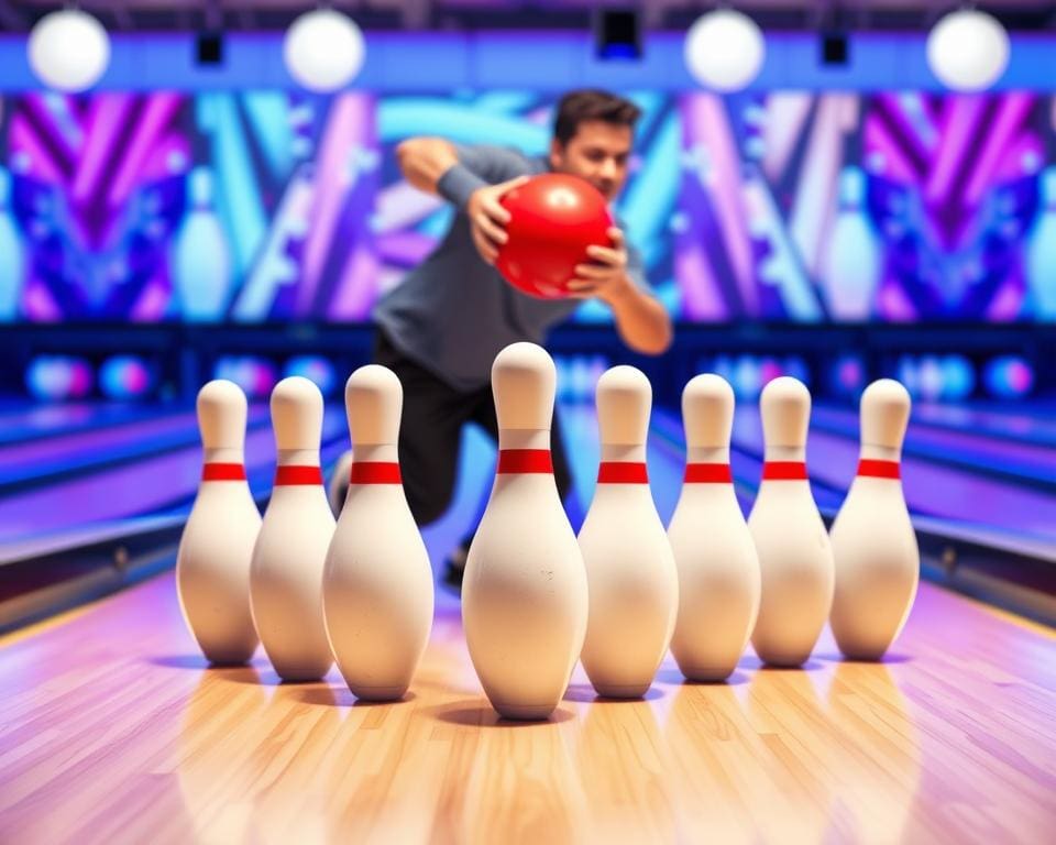 Wurftechnik im Bowling