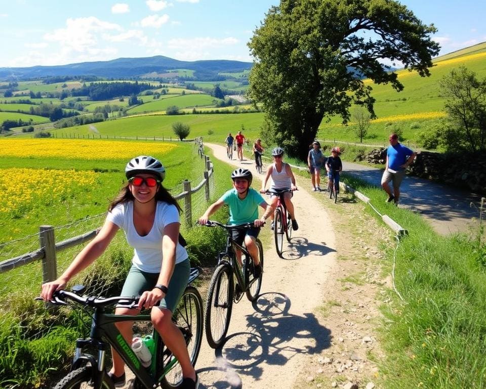 Aktivitäten während E-Velo-Tour