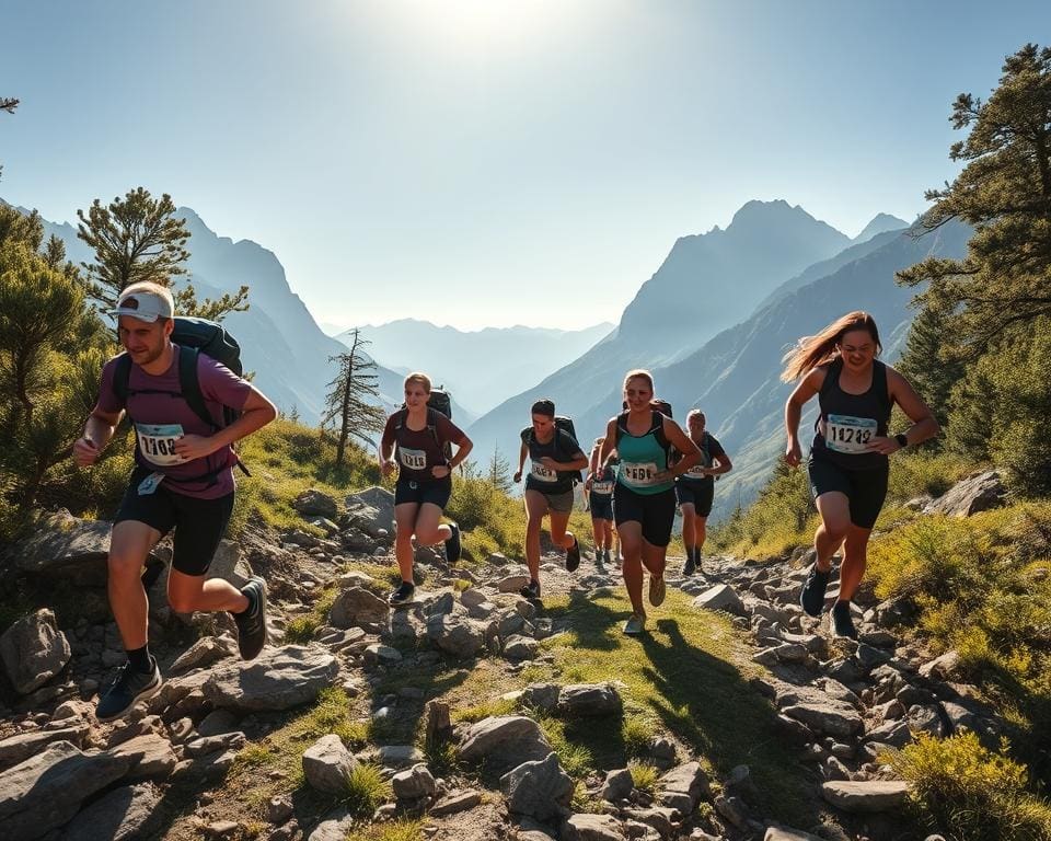 Bergsport und Fitness-Training beim Speedhiking