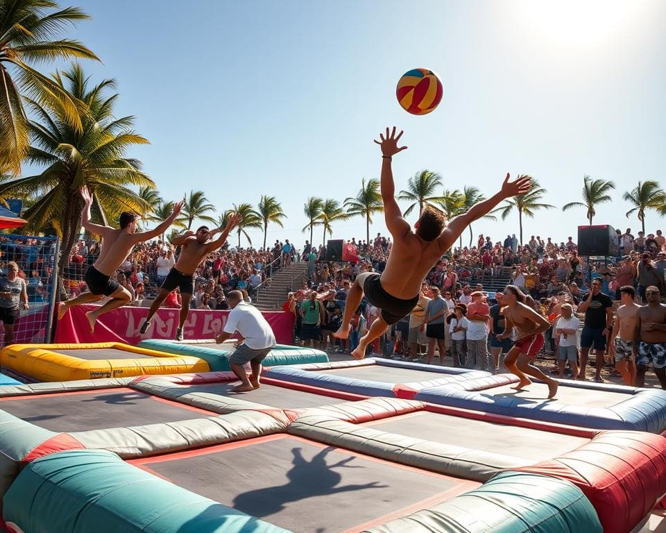 Bossaball – Akrobatik und Spaß auf dem Trampolin