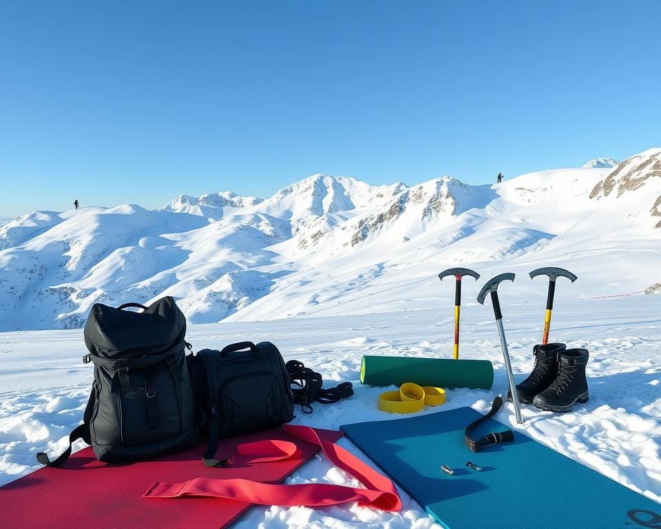 Fitnesspläne für Bergsteiger im Winter