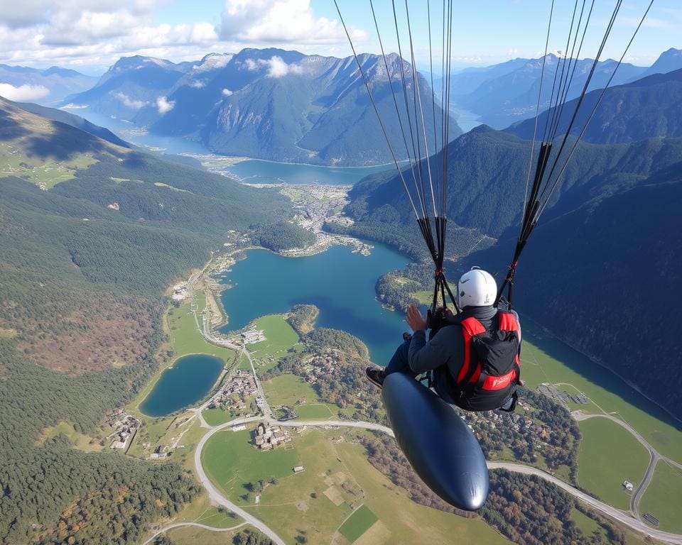 Gleitschirmflug Erlebnis Tessin