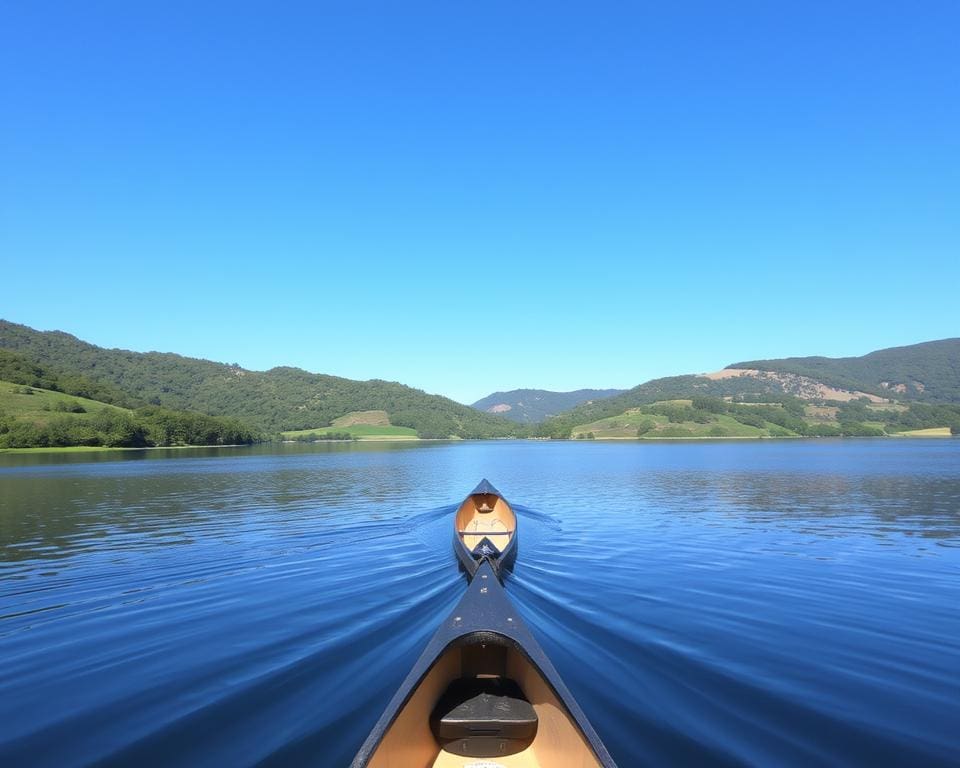 Kanuwandern auf ruhigen Gewässern