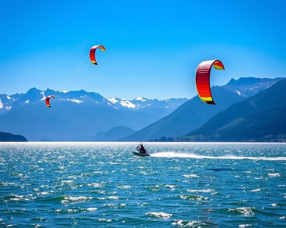 Kitesurfe uf em Silvaplanersee entdecke